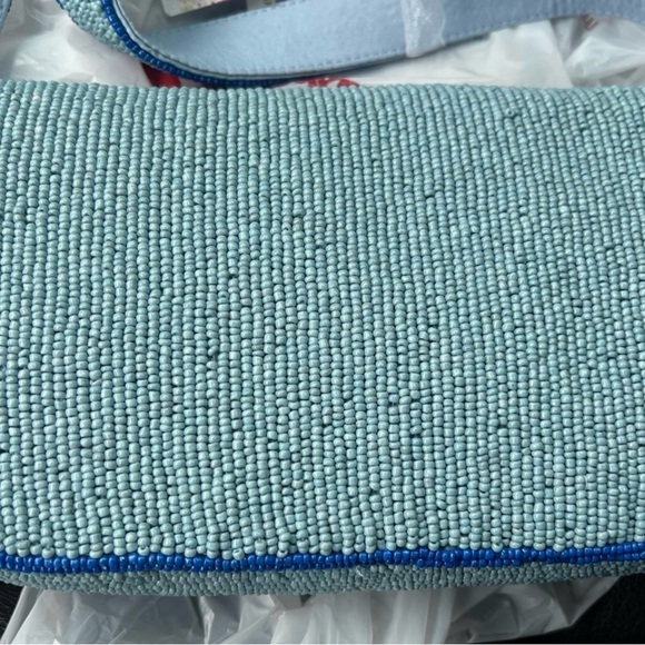 Viral beaded Sardine Pattern Shoulder Bag NWT - Picture 3 of 3